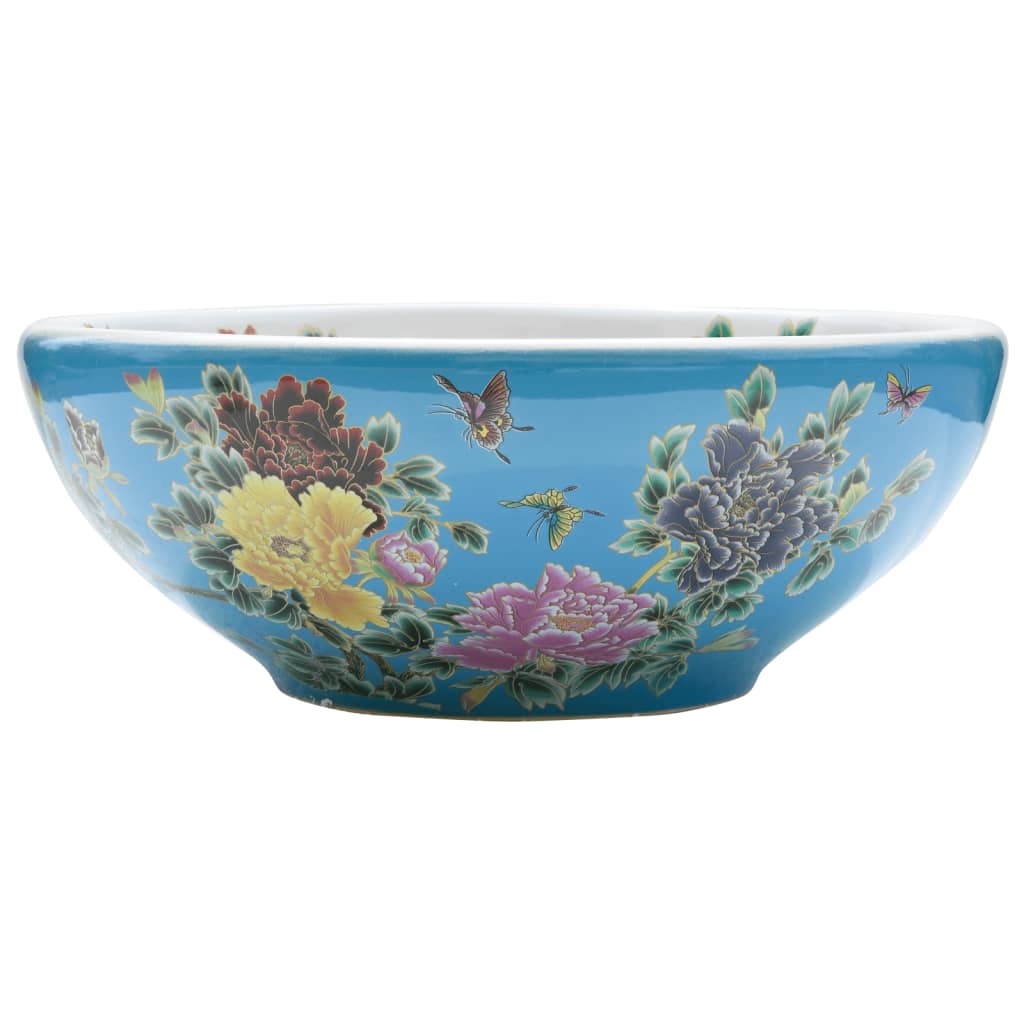 Vidaxl Straction Wasker Round φ41x14 cm ceramico multilorato