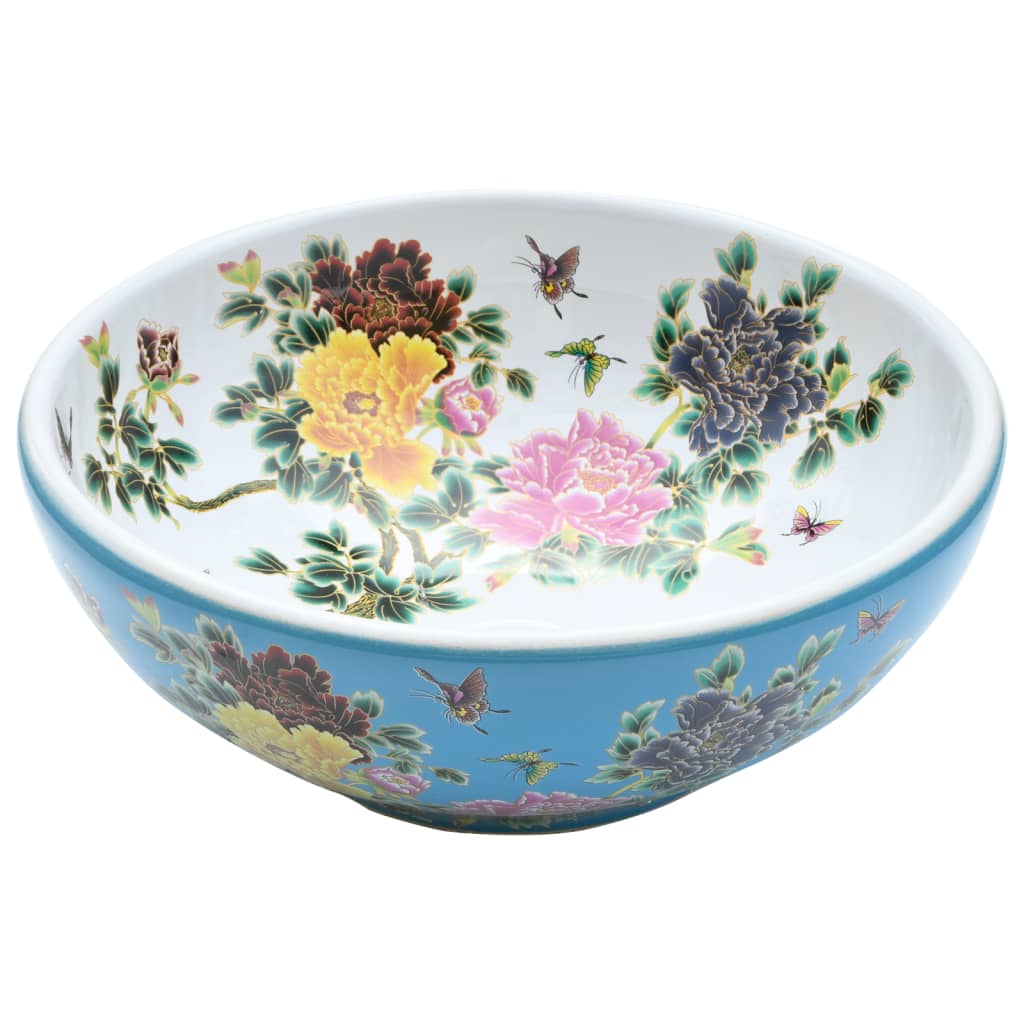 Vidaxl Straction Wasker Round φ41x14 cm ceramico multilorato
