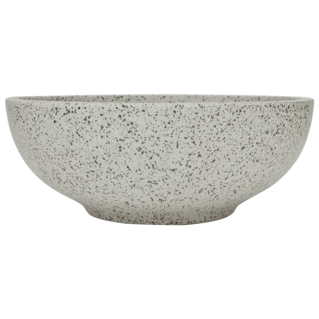 Arandela de estracción Vidaxl redonda φ41x14 cm de cerámica gris