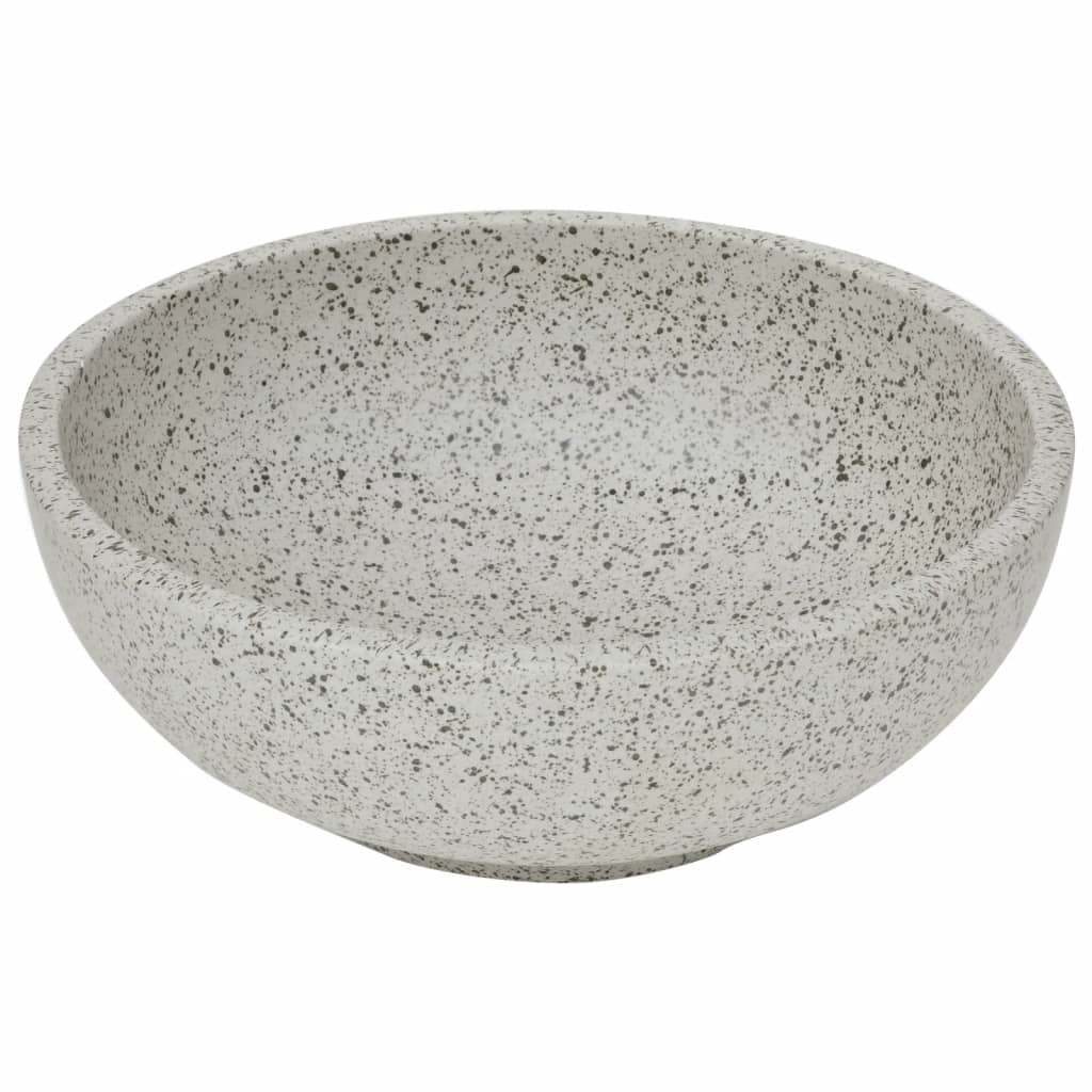 Vidaxl Straction Rondella rotonda φ41x14 cm grigio ceramico