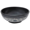 Vidaxl opzetwasbak rond φ41x14 cm keramiek zwart en blauw