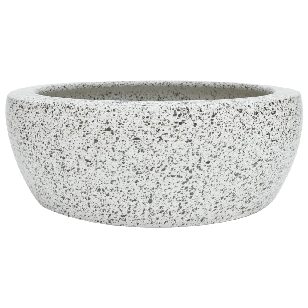 Arandela de estracción Vidaxl redonda φ41x14 cm de cerámica gris