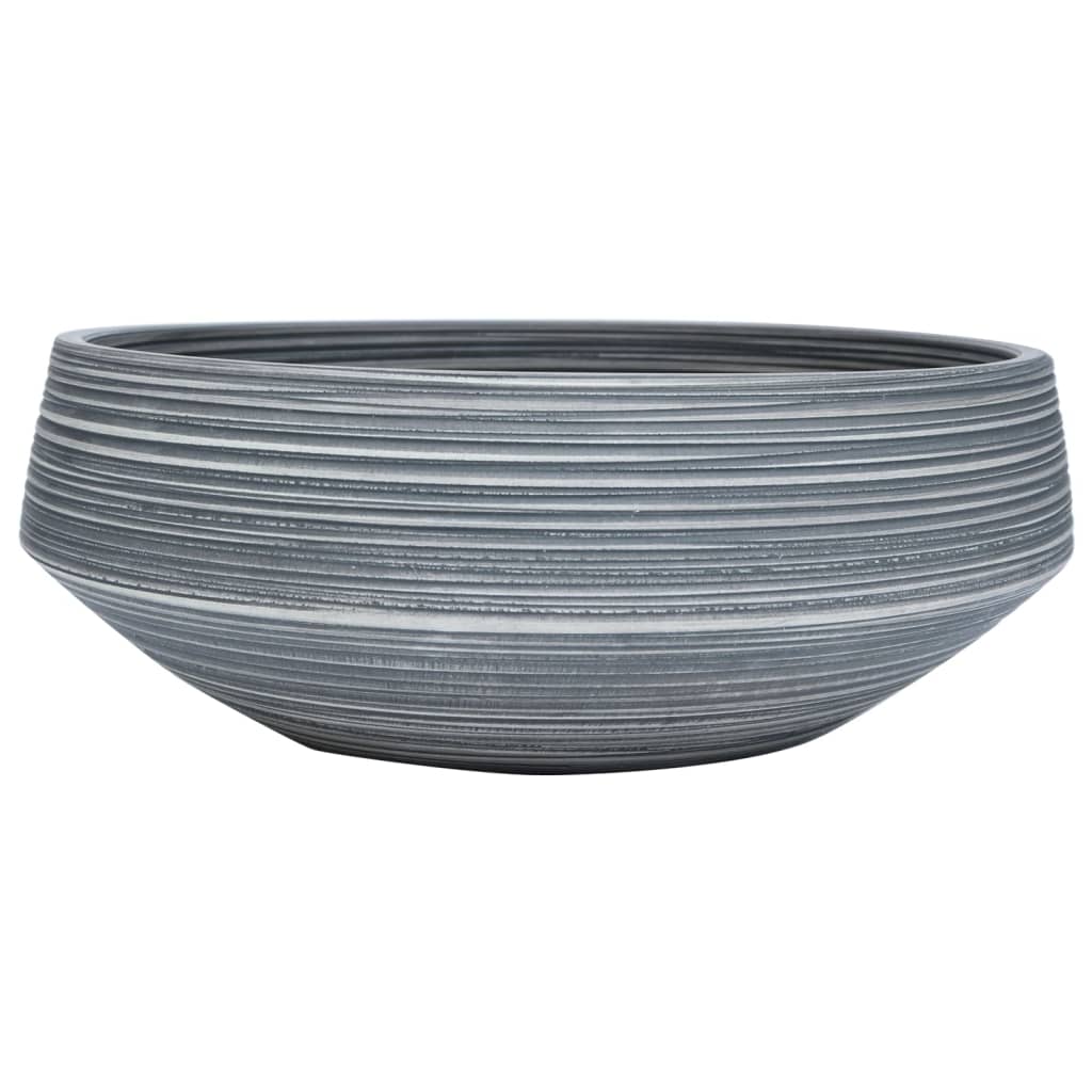 Vidaxl Straction Rondella rotonda φ41x14 cm grigio ceramico