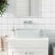 Vidaxl Strack Wash Bok Regant 46x35.5x13 cm Cerámico blanco