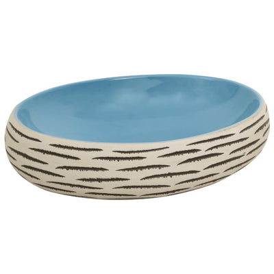 Vidaxl Straction Wasker Ovaal 59x40x15 cm ceramico multilorato