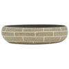 Vidaxl Straction Wasker Ovaal 59x40x15 cm ceramico multilorato