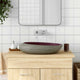 Vidaxl Straction Wasker Ovaal 59x40x14 cm Ceramico viola e grigio