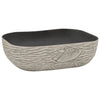 Vidaxl Stracht Wasbok Regant 48x37.5x13.5 cm Grigio ceramico e nero