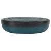 Vidaxl Straction Wasker Ovaal 59x40x14 cm Turquoise in ceramica