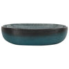 Vidaxl Straction Wasker Ovaal 59x40x14 cm Turquoise in ceramica