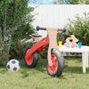 Vidaxl para niños con neumáticos de aire rojo