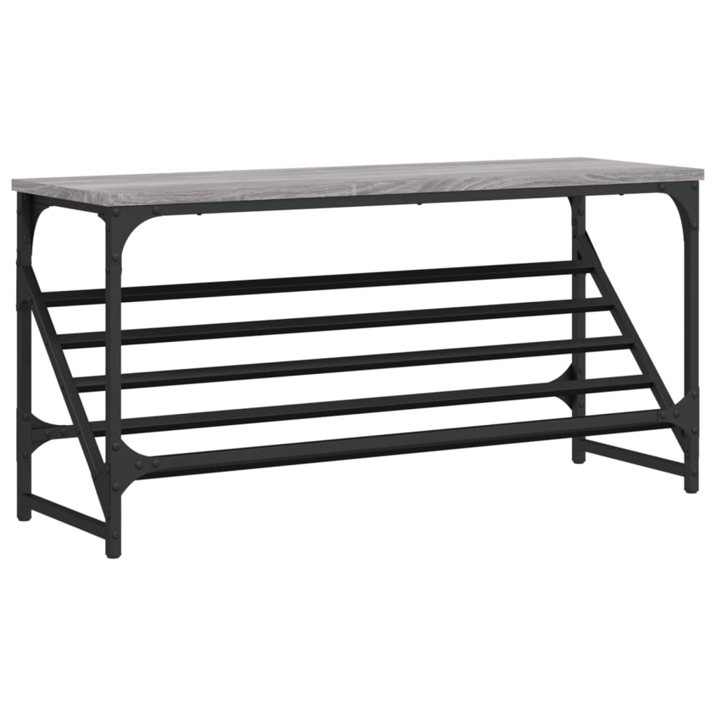 Vidaxl Shoe Rack 90x30x45 CM Propiedad de madera gris de Oak Colorado