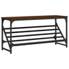Vidaxl Shoe Rack 90x30x45 cm Color de roble de madera procesada