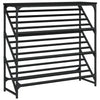 Porta di scarpe Vidaxl 90x30x85 cm in legno trasformato