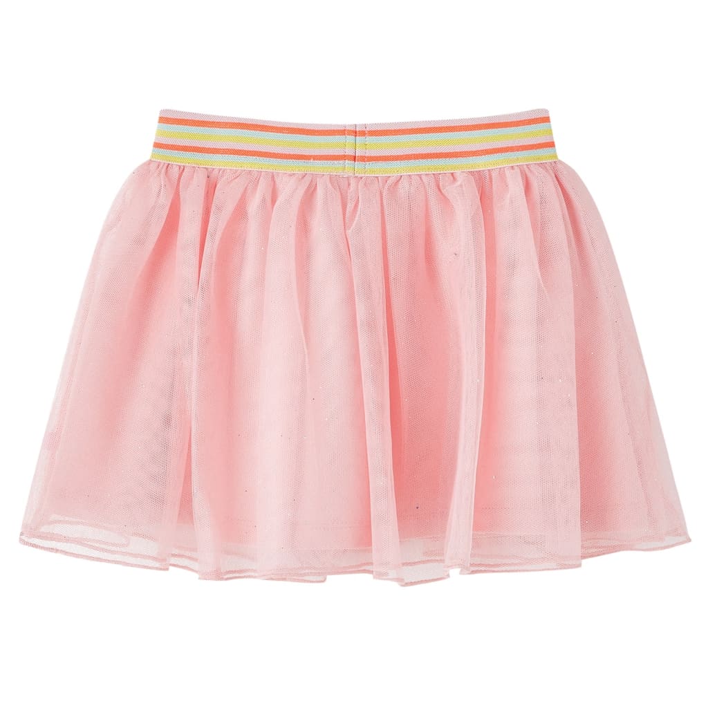 Vidaxl kinderrokje met tule 128 lichtroze