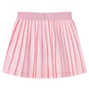 Gonna per bambini VidaXL plissettata 128 rosa chiaro
