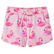 Pantaloncini per bambini VidaXL con coulisse 116 rosa chiaro