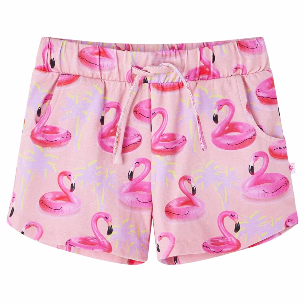 Vidaxl kindershorts met trekkoord 140 lichtroze