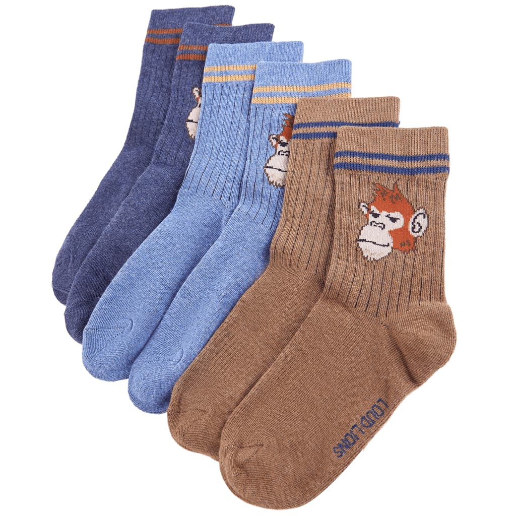 Calcetines para niños vidaXL 5 pares EU 30-34