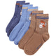 Calzini per bambini VidaXL 5 paia EU 30-34