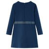 Abito per bambini VidaXL a maniche lunghe 104 blu navy