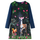 Abito per bambini VidaXL a maniche lunghe 116 blu navy