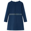 Abito per bambini VidaXL a maniche lunghe 116 blu navy