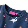 Vidaxl kinderjurk met lange mouwen 104 marineblauw