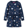 Abito per bambini VidaXL a maniche lunghe 116 blu navy