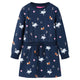 Abito per bambini VidaXL a maniche lunghe 116 blu navy