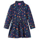 Abito per bambini VidaXL a maniche lunghe 104 blu navy