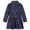 Abito per bambini VidaXL a maniche lunghe 104 blu navy