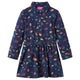 Abito per bambini VidaXL a maniche lunghe 128 blu navy