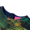 Abito per bambini VidaXL a maniche lunghe 116 blu navy