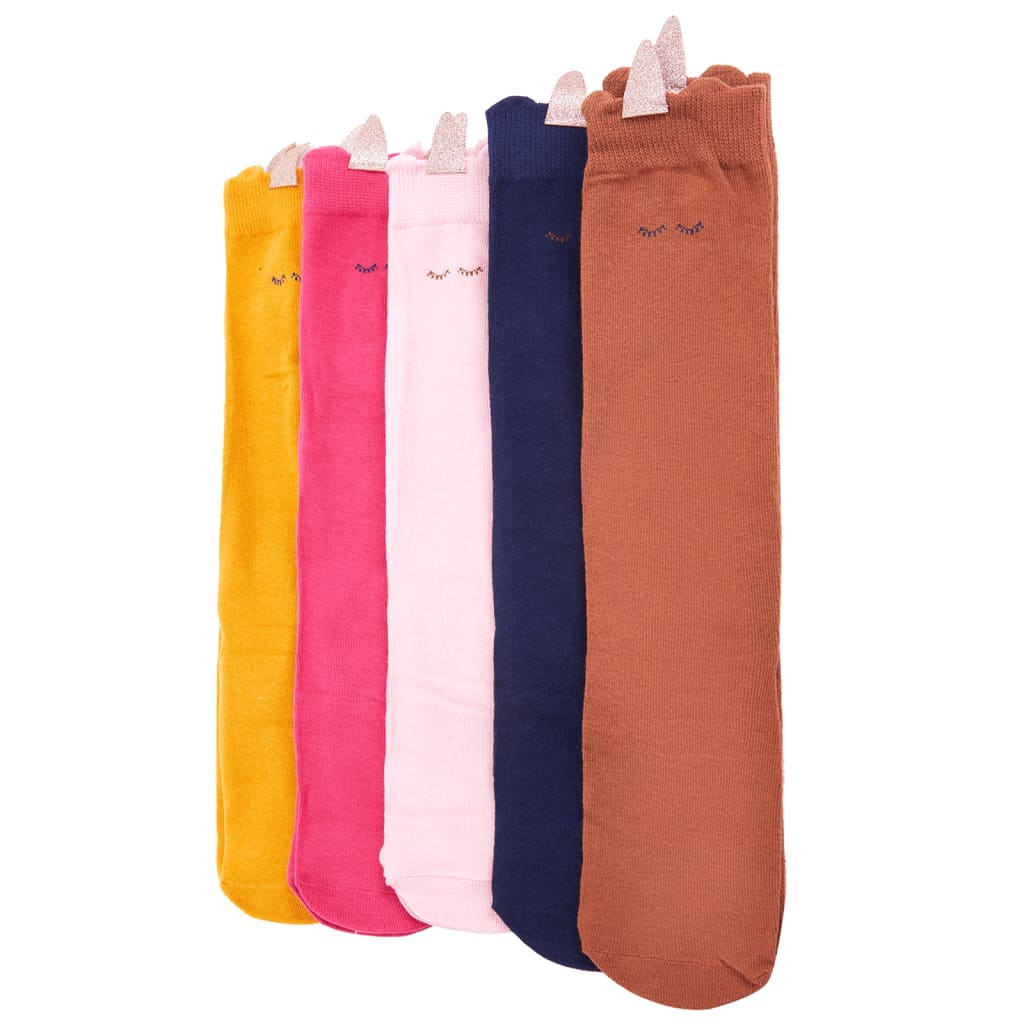 Calcetines para niños vidaXL 5 pares EU 23-26