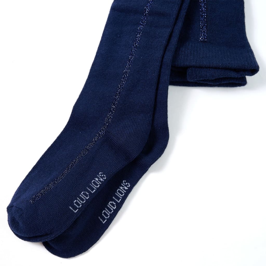 Medias vidaXL infantil 128 azul marino
