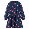 Vestido infantil vidaXL 104 azul marino