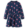 Vestido infantil vidaXL 116 azul marino