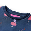 Vestido infantil vidaXL 140 azul marino