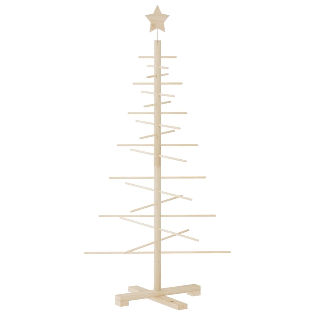 Vidaxx Decorazione natalizia Albero di Natale 125 cm in legno di pino massiccio