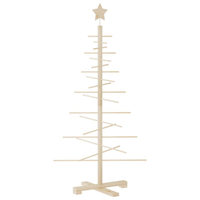 Vidaxx Decorazione natalizia Albero di Natale 125 cm in legno di pino massiccio
