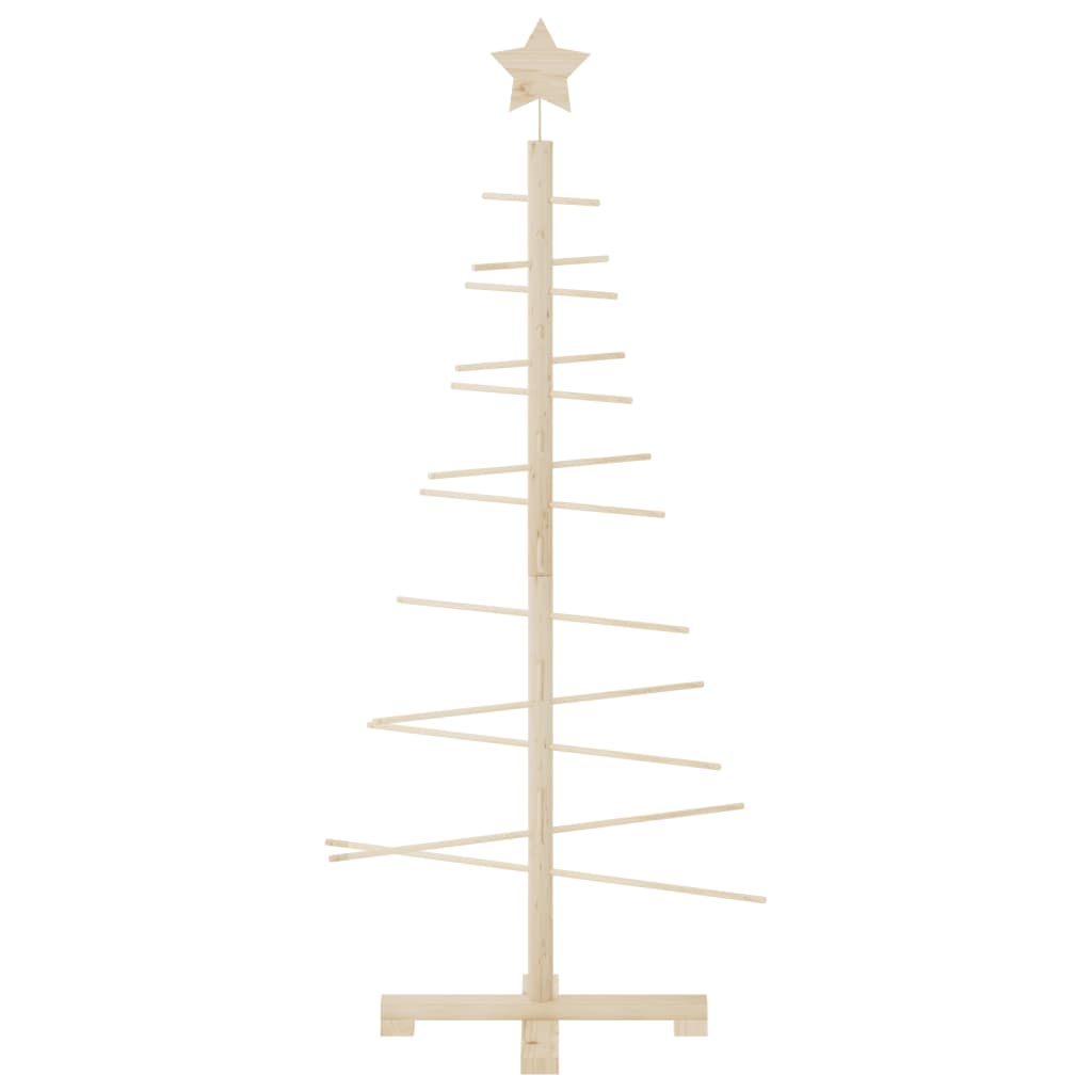 Vidaxx Decorazione natalizia Albero di Natale 125 cm in legno di pino massiccio