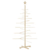 Vidaxx Decoración navideña Árbol de Navidad 150 cm madera maciza de pino