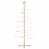 Vidaxl kerstdecoratie kerstboom 150 cm massief grenenhout