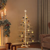 Vidaxx Decoración navideña Árbol de Navidad 150 cm madera maciza de pino