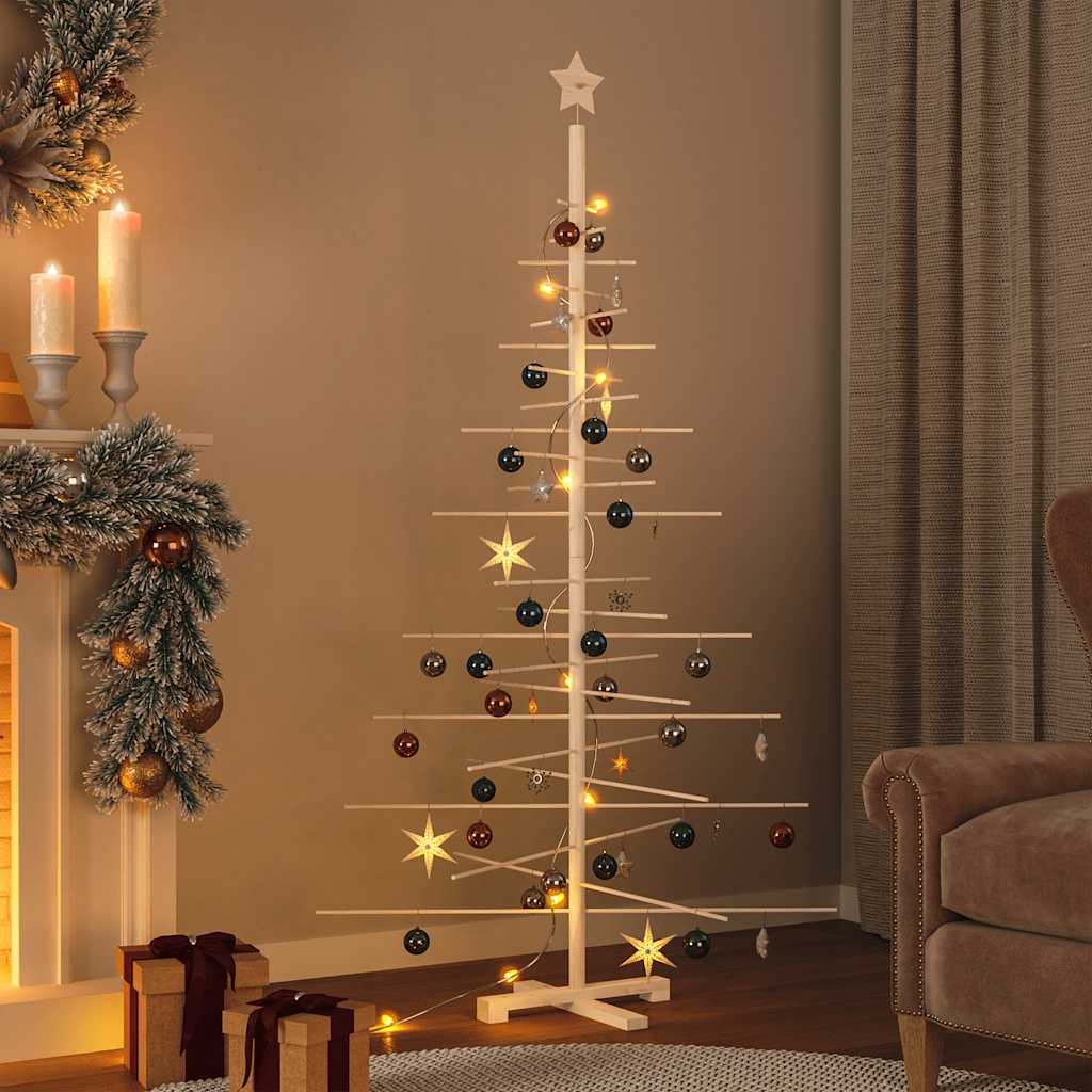 Vidaxx Decorazione natalizia Albero di Natale 180 cm in legno di pino massiccio