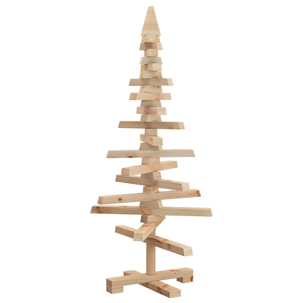 Vidaxx Decorazione natalizia Albero di Natale 90 cm in legno di pino massiccio