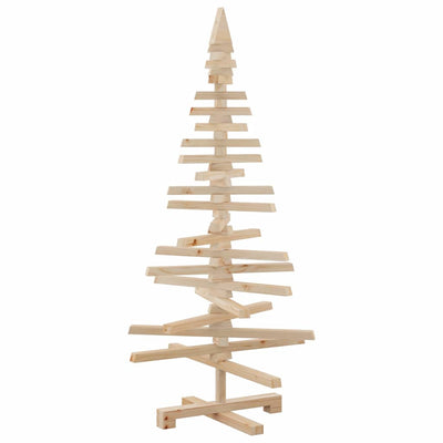 Vidaxx Decorazione natalizia Albero di Natale 120 cm in legno di pino massiccio
