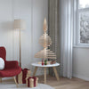 Vidaxx Decoración navideña Árbol de Navidad 120 cm madera maciza de pino