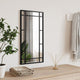 Vidaxl Specchio a parete Rettangolare 30x60 cm Iron Black